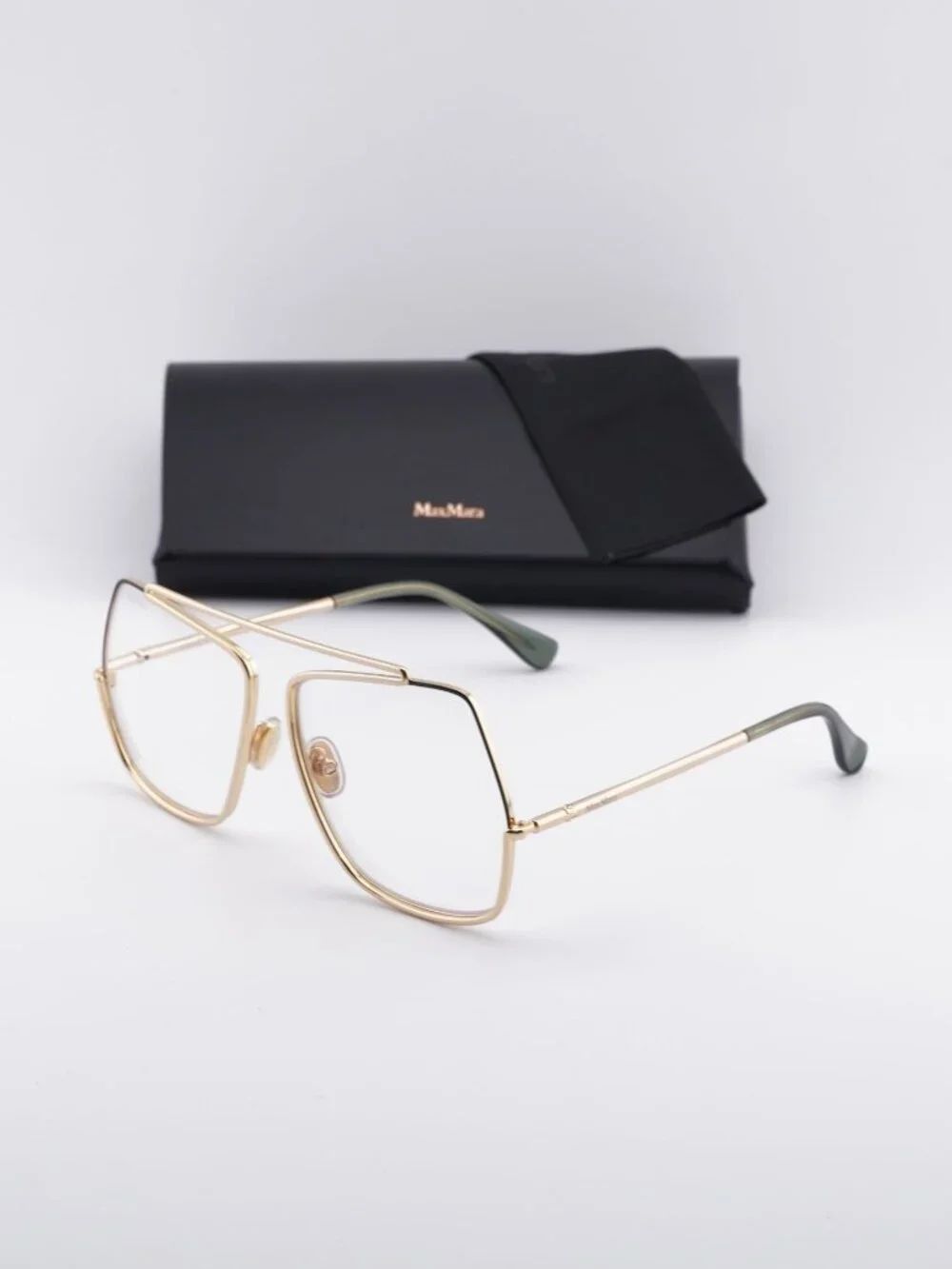 Max Mara MM5118-B 030 Butterfly Eyeglasses 58mm - Gold